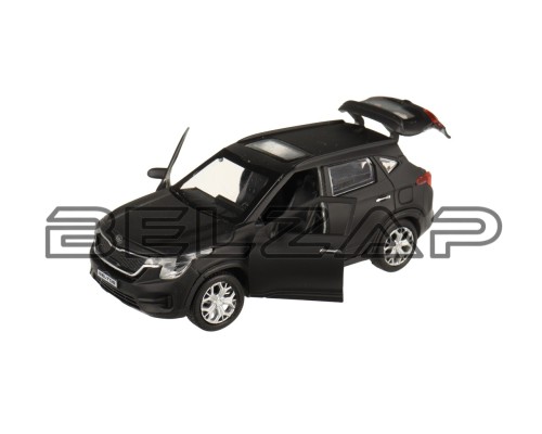 Модель автомобиля KIA SELTOS металлическая (свет, звук), SELTOS-12SL-MATBK, ТЕХНОПАРК, арт. SELTOS-12SL-MATBK